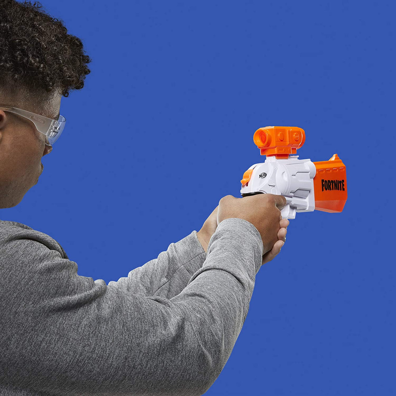 NERF Fortnite SR - Blaster de Acción Martillo con Dardos