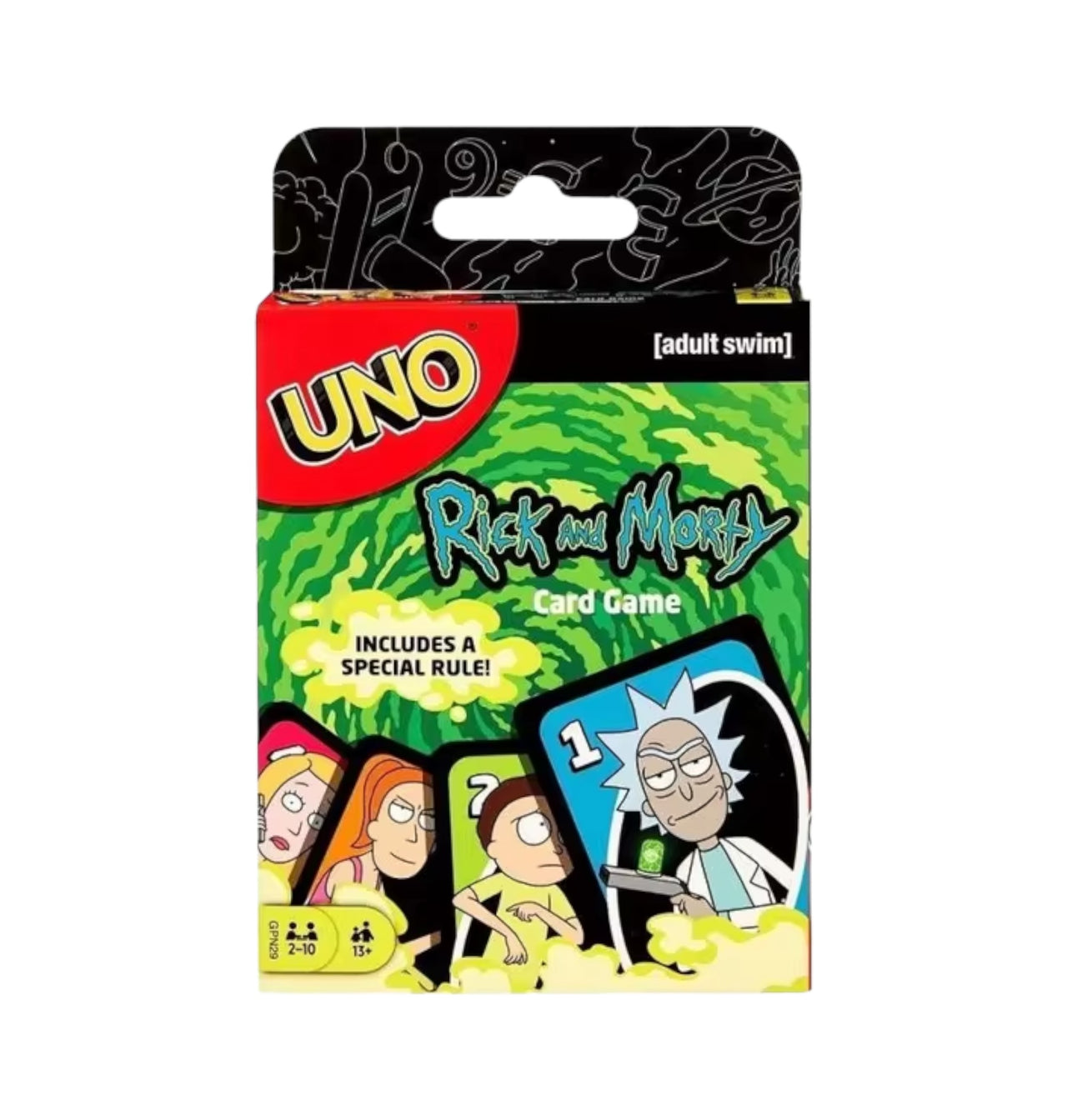 UNO Rick y Morty - Juego de Cartas Interdimensional